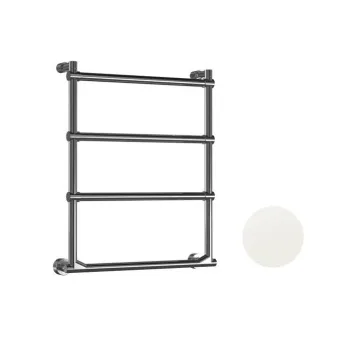 Полотенцесушитель электрический Margaroli Sole 5124704MWNB 64x52 правый белый