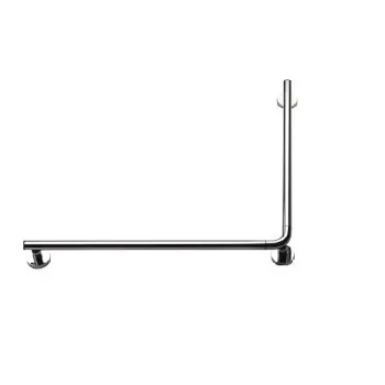 Поручень для инвалидов Colombo Complementi угол 90 градусов, с держателем для туалетной бумаги., хром B9732.CR