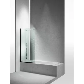 Шторка на ванну Vismara Vetro  VismaraVetro – Шторка на ванну LV размер 80-82см высота 150Нсм SX(левая) LLV040908001500ST