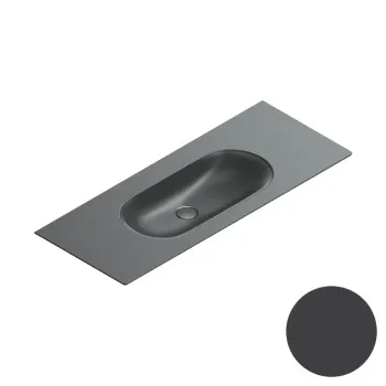 Раковина 125×50 Catalano Sfera Nero satinato 0521260022