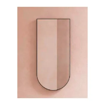 Зеркало Globo Lalita размер 110х51 см крепление в комплекте (Nero opaco) LT045LAR