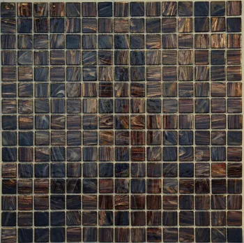 Стеклянная мозаика с авантюрином сетка JNJ Gold Link 2x2 GC44 327x327-