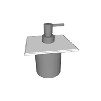 Дозатор жидкого мыла Agape 369, подвесной, белый/глянец A369228ZA