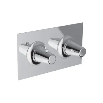 Смеситель встраиваемый для душа Cisal Vita на 2 выхода (без встраиваемой части ZA019140), хром VI01914021