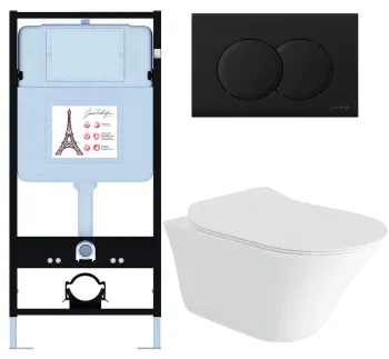 Унитаз c инсталляцией Jacob Delafon Vive E28079RU-BL