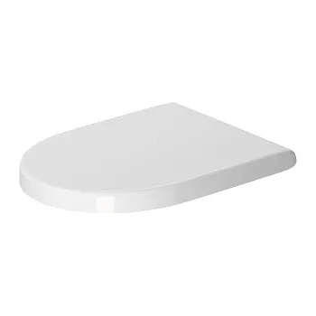 Duravit Starck 3 Сиденье для унитаза с микролифтом, петли нерж.сталь, цвет  белый (СПЕЦЦЕНА)