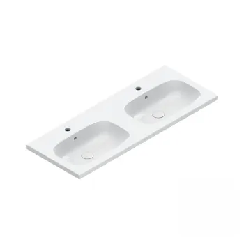 Раковина 120×46 Catalano Alvea c 2 отверстиями Bianco lucido 0621222001