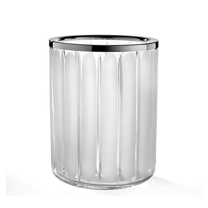 3SC Montblanc Ведро 20х20хh28см, цвет: прозрачный хрусталь/хром MB65ACRSL