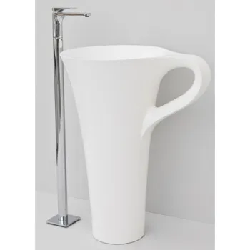 Раковина Artceram CUP 70х50х85, без отв., белый OSL004 01 00