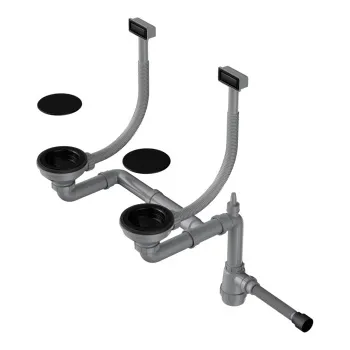 Сифон для мойки Omoikiri WK-2C-GB графит 4956759