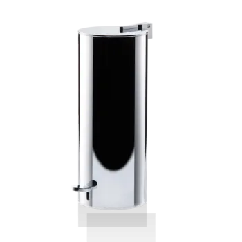 Ведро Decor Walther Bin 3 14.5xh33.5 с педалью и крышкой, хром 612700