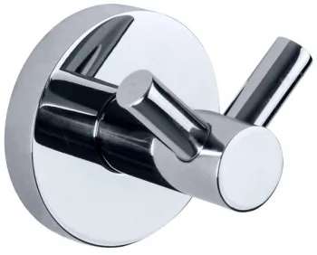 Крючок для ванной Nofer двойной NIZA глянцевый 16852.B