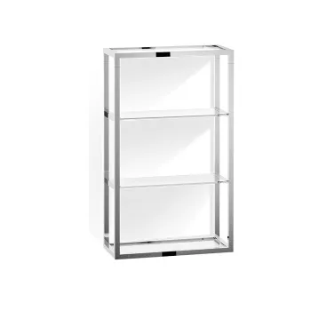 Шкафчик открытый Decor Walther ET 6 35x15x60 стекло прозрачное, хром 702801