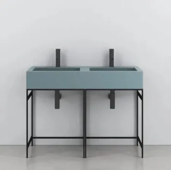 Раковина накладная Cielo I Narcisi Doppio NALADSF PL 113 см голубой