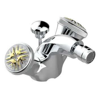 Смеситель для биде THG Hirondelles Gold Stamped A4L-A02-3202 хром