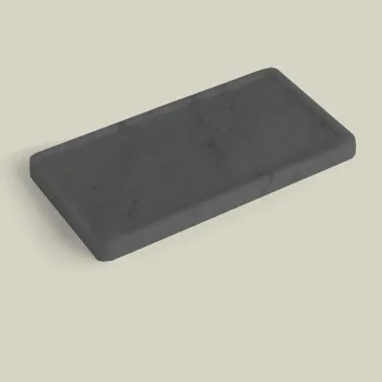Лоток плоский настольный Bertocci Carrarino 24х2х12, черный мрамор 12444040000