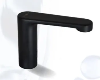 Автоматический кран Nofer для раковины или столешницы черный 07260.LN