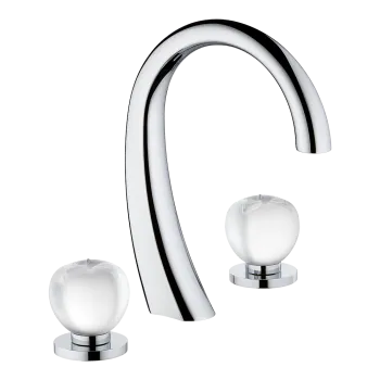 Смеситель для раковины THG Pomme Cristal Clair Satine A42-A02-151 хром