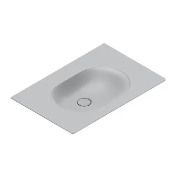 Раковина консоль Catalano Sfera 75x50, без отв, Cemento Satinato 520760023