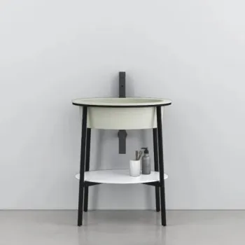 Раковина встраиваемая Cielo I Catini Catino Oval CALAOF PM 70 см серый