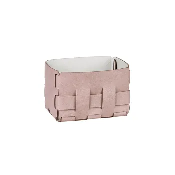 Корзинка ADJ Mini Bottega 12x19xH13, пепельная роза/устричный 1012.07/02