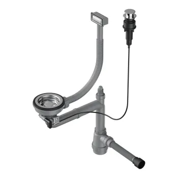 Сифон для мойки Omoikiri WK-1-A-IN нержавеющая сталь 4956468