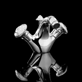 Смеситель для биде Devon&Devon Excelsior Swan на 1 отверстие донный клапан хром EXC-SW110CR