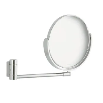 Косметическое зеркало Keuco Plan 21 17649170000 двустороннее, увеличение x2,5, алюминий