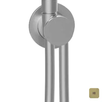 Вывод воды с шлангом Almar Modular, латунь брашированная pvd E192000.HB