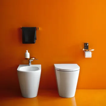 Laufen Kartell Биде напольное 560х370х430мм с 1 отв. под смеситель, без боковых отв, цвет: белый