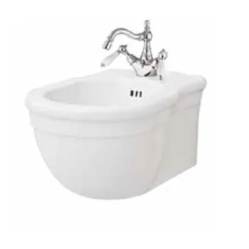 Биде подвесное Artceram HERMITAGE 36х55, с 1 отв под смеситель, с крепежом в комплекте, белый HEB003 01 00