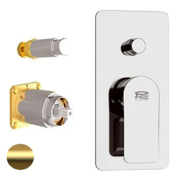 Смеситель для душа Remer Infinity  золото брашированное I09KBBG