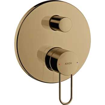 Axor Uno Смеситель для ванны, встраиваемый, с переключателем на 2 потока, со встроенной защитной ком