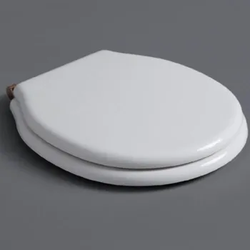 Сиденье для напольного унитаза Simas Londra LO007 bi/br белый петли бронза