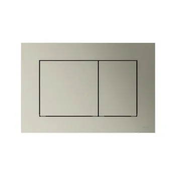 TECEnow Панель смыва унитаза для системы двойного смыва, цвет никель металлик