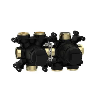 Встраиваемая часть термостатического смесителя с переключателем Almar на 3 положения, горизонтальный модуль, E176902