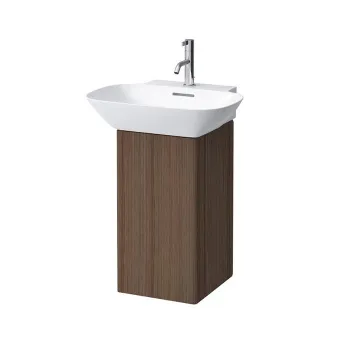 Laufen INO Тумба под раковину 810302, 320х340х605мм, с 1 дверцей, с сифоном, с 4 полками, DX, цвет: темный орех