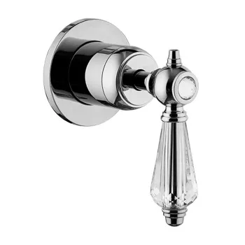 Переключатель потоков Fima Carlo Frattini Herend на 2 выхода, кристал, хром F5423/2CR