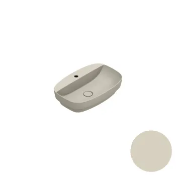 Раковина 60×40 Catalano Alvea встраиваемая с 1 отверстием Sabbia satinato 0625601029