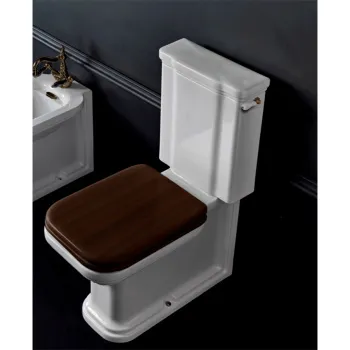 Механизм слива Kerasan Waldorf/Retro с боковой ручкой, уст-ка справа, для бачка моноблок 4179/1071, бронза 756993