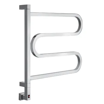 Полотенцесушитель электрический Margaroli Aria 500SQCR 67.5x62.5 левый хром