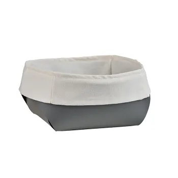 Корзина для хлеба ADJ 20x20xH9, серый/черный 0037.03/01