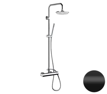 Душевая система Remer Minimal N37RX7MMM20NO, черный матовый