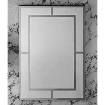 Зеркало Oasis Casablanca 1400х1000х30 с металлическим профилем хром 0RESPC14CRS