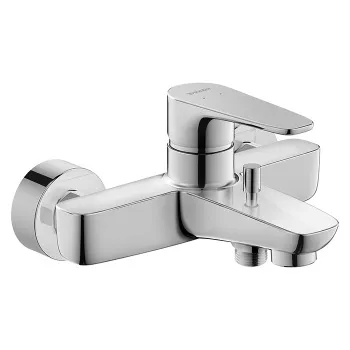 Duravit B.1 Смеситель для ванны настенный с переключателем излив/ручной душ, цвет: хром