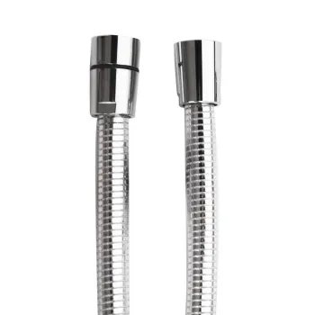 Шланг душевой Ramonsoler 1,75м в пвх оплётке с шарниром полосатый 2472C