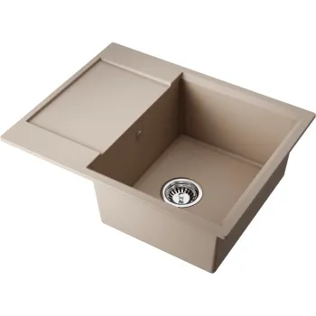 Мойка кухонная Omoikiri Daisen 65T-SA бежевая 4993520