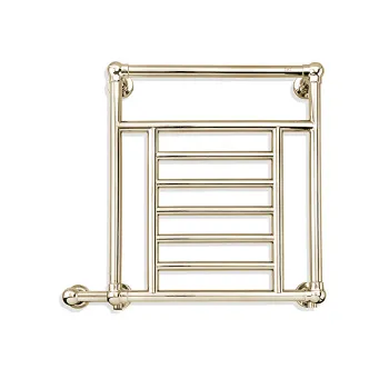 Полотенцесушитель электрический Devon&Devon Jupiter 725x685x143 мм. скрытое подключение слева светлое золото PRJ3ELSX/CF