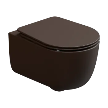 Чаша подвесного унитаза GSG Ceramic Design Hit! Cacao Matt HIWCSO035