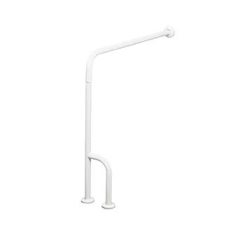 Поручень из стены\пола Kerasan Comunita 80x80 с укреплением реверсивный sx и dx, белый 905501